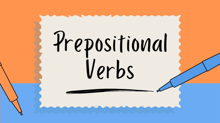 Important Prepositional Verbs for All Classes